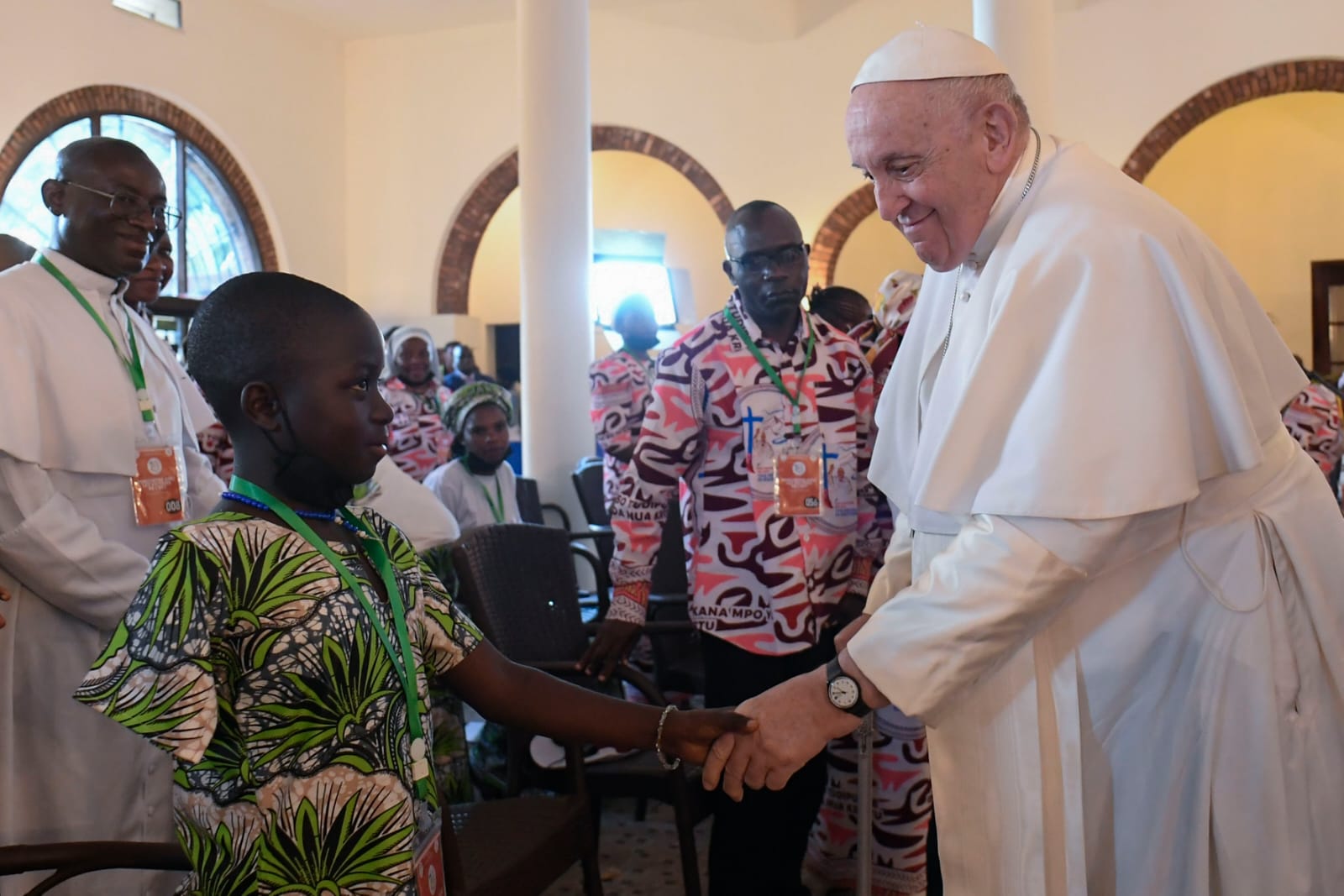 Papa u Kongu - susret sa zrtvama