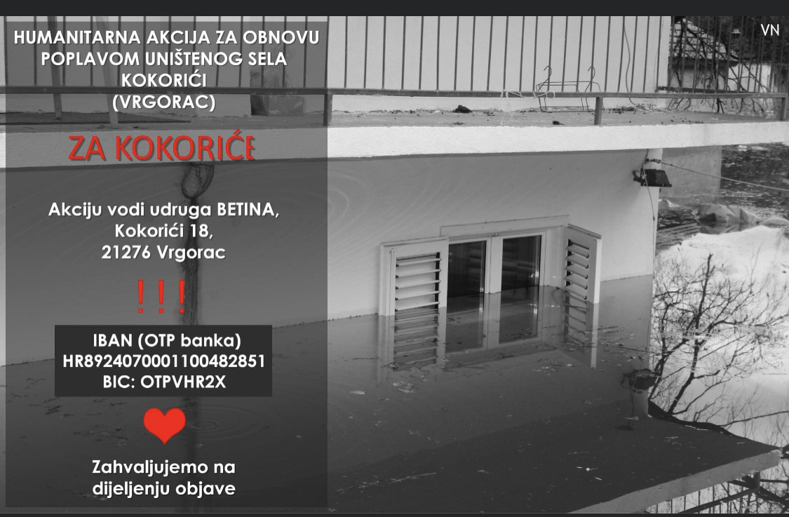 Kokorići žiro račun