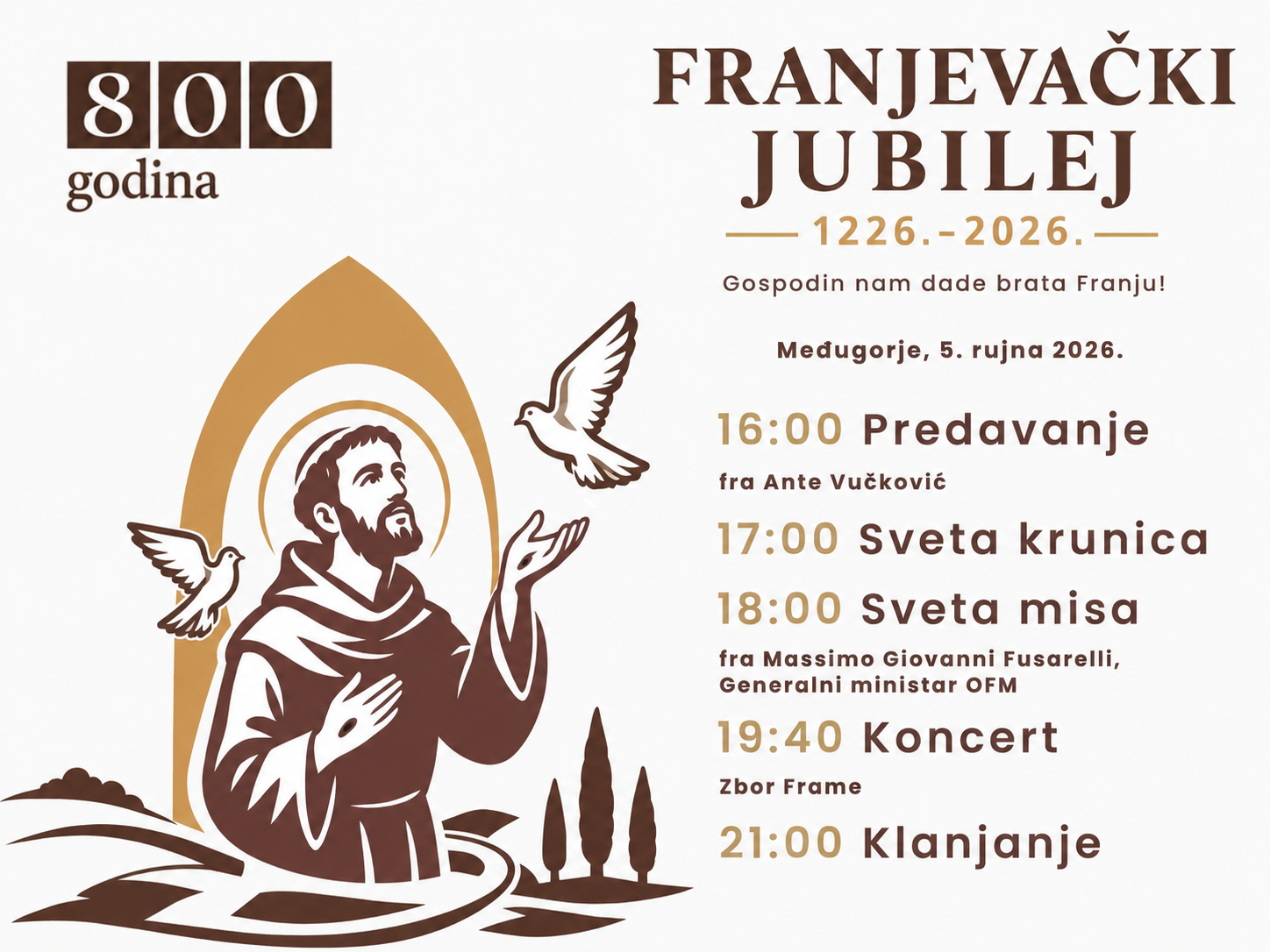 Gospodin nam dade brata Franju