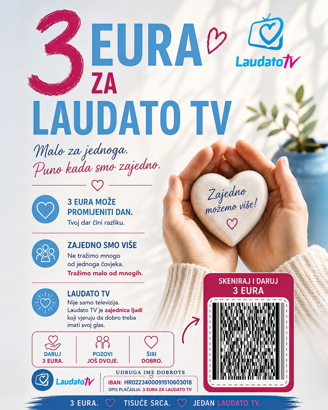 3 eura