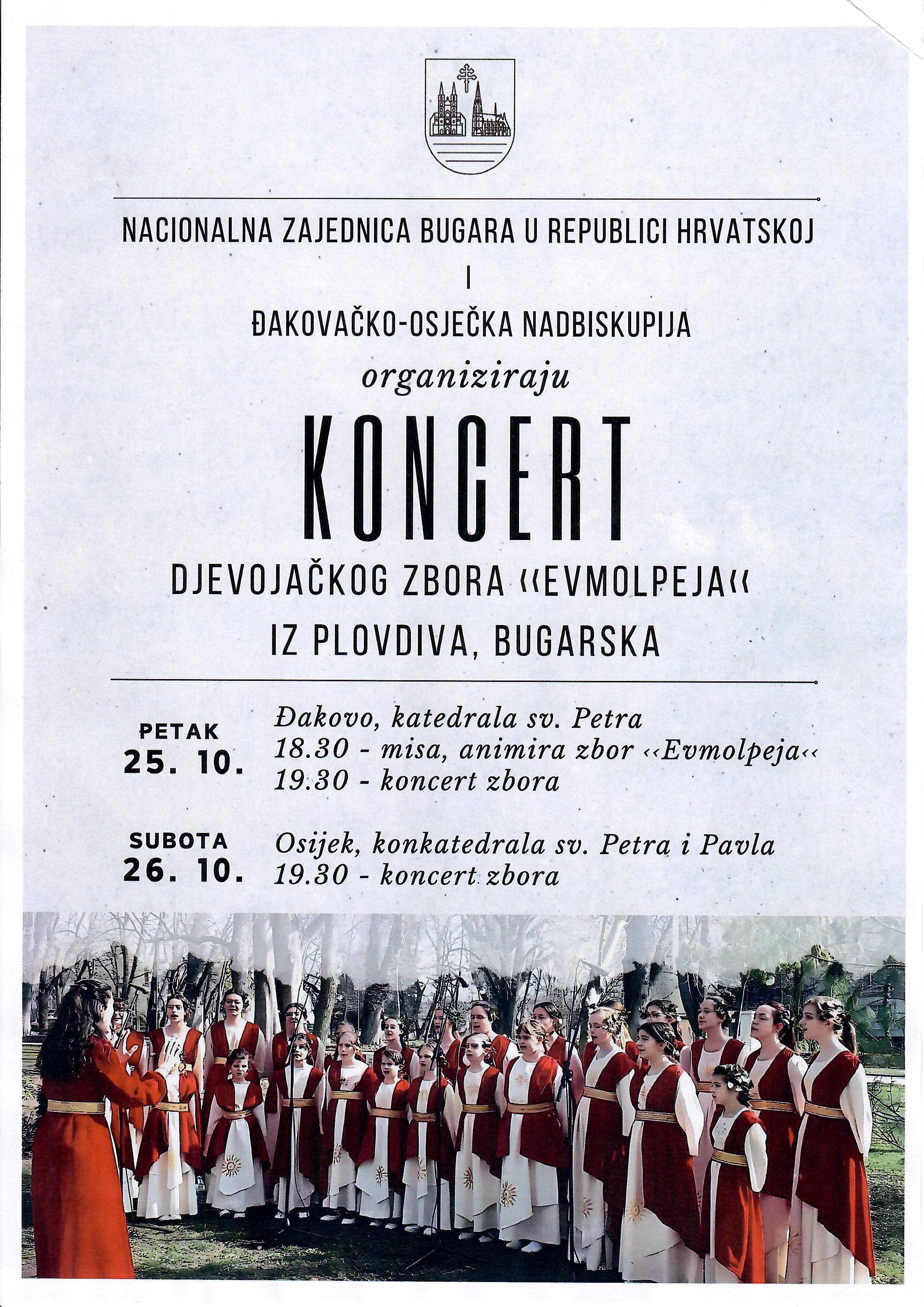 Koncert djevojačkog zbora Evmolpeja