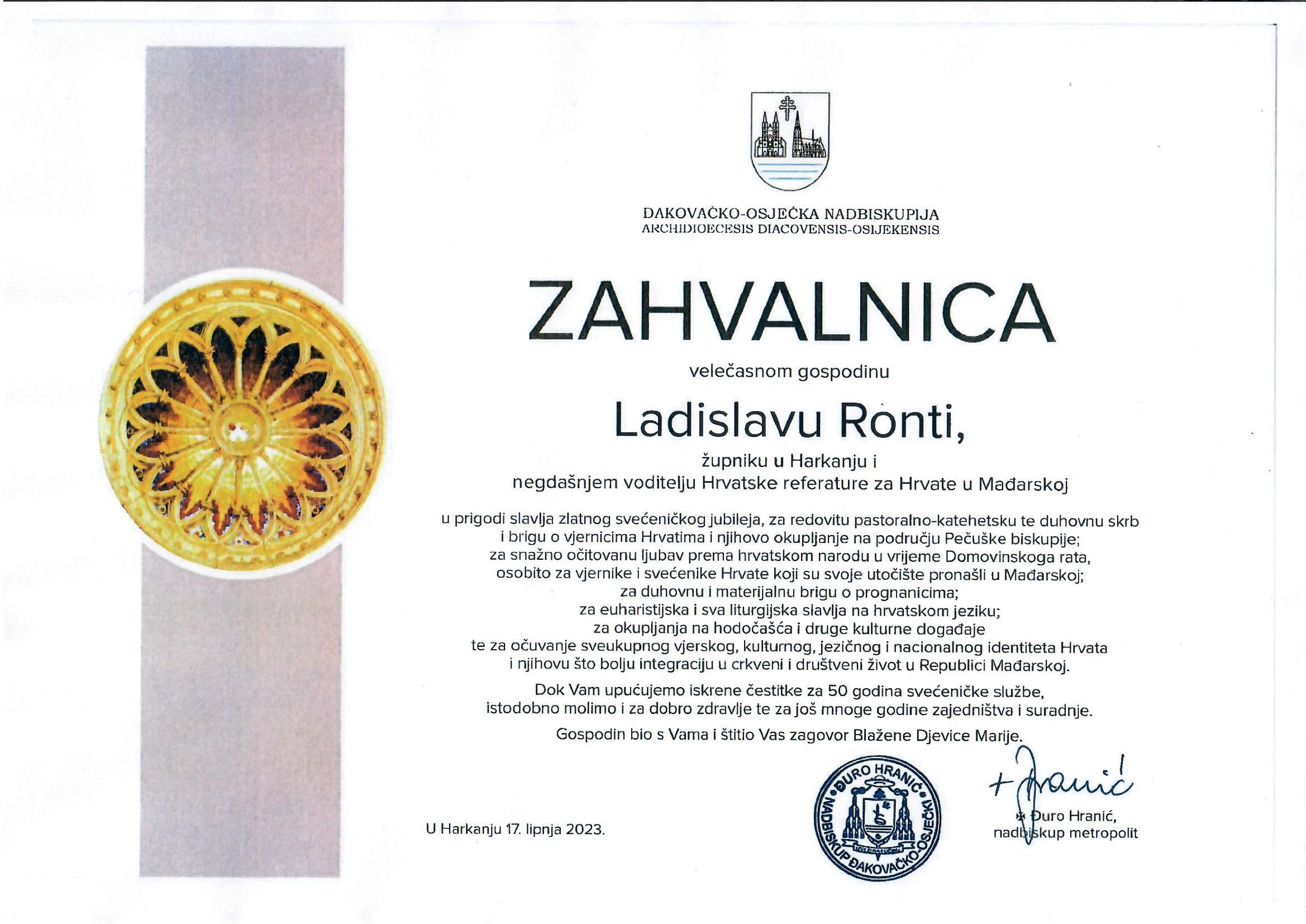 ZAHVALNICA