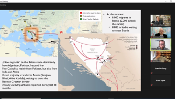Pater Stanko Perica o balkanskoj migrantskoj ruti na sastanku Migrantske sekcije Europske biskupske konferencije